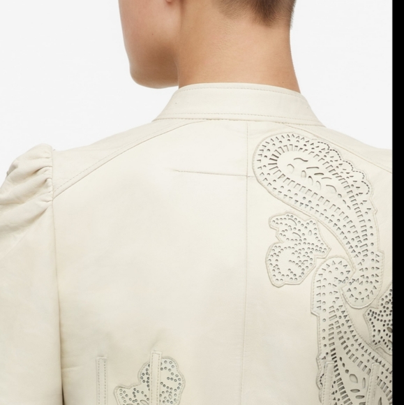 BNWT! ZARA Limited Edition genuine Leather Jacket - Picture 6 of 11